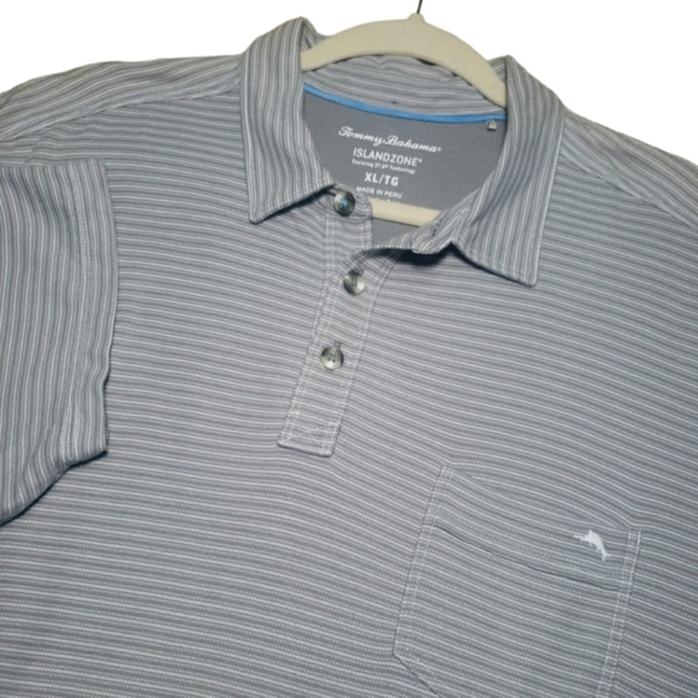 Tommy Bahama Men's Island Zone Short Sleeve Polo Shirt‎ Size XLarge